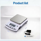 Lab Analytical Balance Scale 5000g x 0.01g High Precision Laboratory Analytical Scale – Lab Jewelry Scientific Use - Image 6
