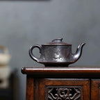 Tea Kettle Retro Original Ore Purple Sand Pot Red Clay Hand-carved Dragon Teapot Ceramic Tea Infuser - Image 4