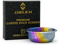58mm Titanium Precision Espresso Basket, Premium Coffee Filter Basket for Even Extraction and Reduced Channeling, Barista Grade Espresso Upgrade, Fits Most 58mm Portafilters (Aurora Fusion) by JUELICH