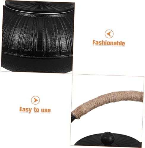 Cast Iron Teapot 600ml Japanese Style for Brewing Tea - Image 7