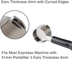 51mm Bottomless Portafilter 3 Ears for CASABREWS CM5418, 3700Essential - Image 3