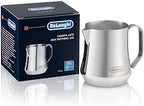 De'Longhi Fancy Collection Double Walled Thermo Espresso, Cappuccino and Latte Macchiato Glasses (Set of 6) and De'Longhi DLSC060 Stainless Steel Milk Frothing Jug - Image 5