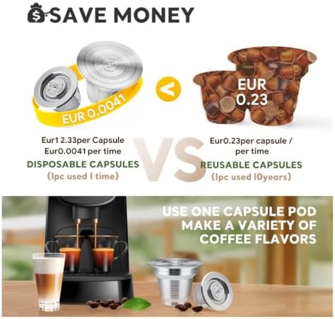 Refillable Reusable Capsule Compatible With LM8014 / 60 L'Or Barista Capsule Espresso Coffee Maker Stainless Steel Filter Pod(1pcs) - Image 5