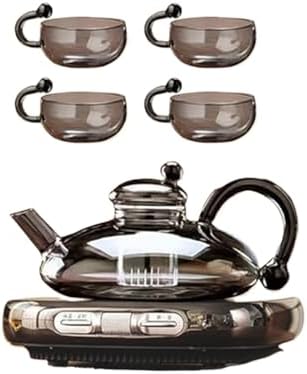 Ceramic Electric Teapot Set, Heat-Resistant Glass Teapot by Unknown