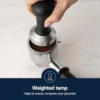 De'Longhi DLSC080 Black Wood Espresso Coffee Tamper - Image 4