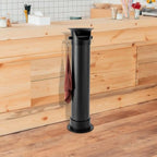 Knock Box for Coffee Grounds Commercial Floor Standing Knockbox with Removable Base Coffee Knock Box Commercial Coffee Grind Collection Dump Bin (Black) - Image 6