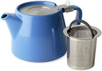 FORLIFE Stump Teapot with SLS Lid and Infuser, 18-Ounce, Blue - Image 2