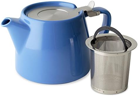 FORLIFE Stump Teapot with SLS Lid and Infuser, 18-Ounce, Blue - Image 2