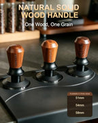53.3mm Espresso Tamper, 30lbs Spring Loaded, Rosewood Handle, Ripple Base - Image 6