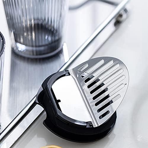 Kettles Vertical Pattern Glass Pitcher with Detachable Stainless Steel Tea Compartment Glass Cafare with Handle to Prevent Hot Hands Canteen(A) - Image 4