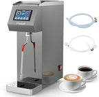 Commercial Milk Frother and Steamer 2000W, 6 Temp Settings, Grey by Vtsmax