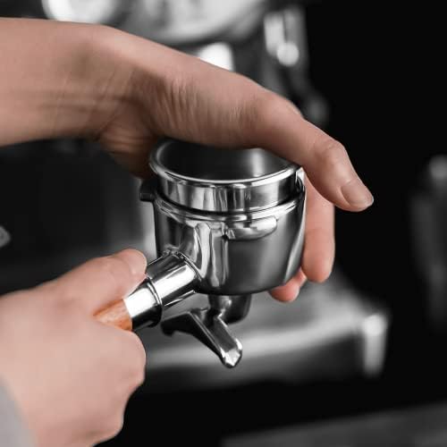 54mm Espresso Portafilter and Basket Set | Bottomless Coffee Portafilter | Fit Breville & Sage Barista Espresso Basket | 16-22g Espresso Coffee Filter | Coffee Accessories - Image 3