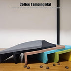 Tamping Mat Set - Silicone Coffee Tamper Pad for Home & Office with Beech Handle, 2pcs (51mm / 2.01in Tamper) - Image 5