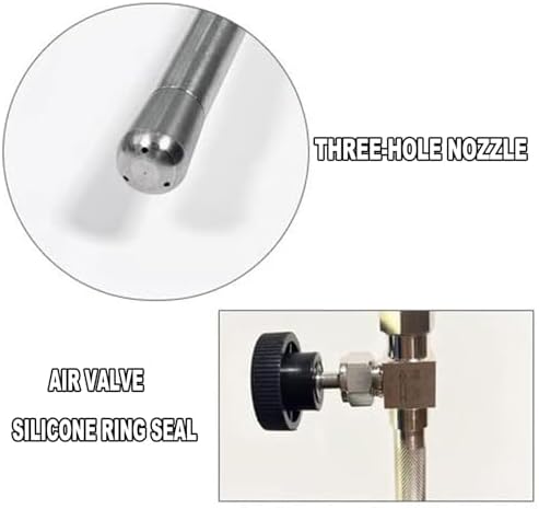 Outdoor Milk Frother with Air Pressure Gauge,3-Hole Steam Nozzle - Image 6