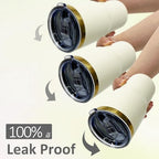 20 oz Tumbler Bulk Stainless Steel Tumblers with Lids and Straws Cream - Image 5