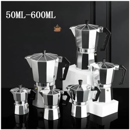 Aluminum Moka Pot 50-600ml Stovetop Espresso Maker Italian Latte - Image 6