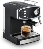 20 Bar Espresso Machine for Home, Compact Espresso Maker with Milk Frother Steam Wand, Pressure Gauge & 54oz Water Tank, Fast Brewing for Cappuccino, Latte, Black by WZONICE98