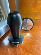 51mm Espresso Tamper 30lbs Calibrated Coffee Tamper Stainless Steel Base Hand Tamper for 51mm Bottomless Portafilter Tamper for Espresso Machine-Flat Base, Black - Image 6