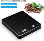 Digital Scales, 3Kg/0.1G Digital Coffee Scale with Timer Recharable Electronic Smart Kitchen Balance Precision Espresso Scales Measuring Tools, Multifunctional Scale - Image 2