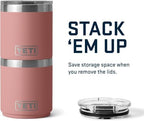 YETI Rambler 10 oz Stackable Lowball 2.0, Vacuum Insulated, Stainless Steel with MagSlider Lid, Sandstone Pink - Image 7