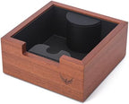 Espresso Knock Box Rosewood Portafilter Tamping Stand by KNODOS