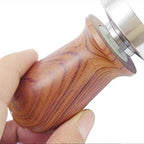Coffee Tamper with Stainless Steel Base & Solid Wood Handle, Calibrated Tamper Coffee Press Tool-51mm - Image 7
