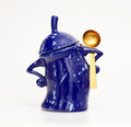 Sassy Canister With Attitude - Funny Ceramic Airtight Storage Canister for Coffee Sugar Tea, Unique Kitchen Decor & Housewarming Gift(Blue) by Unknown