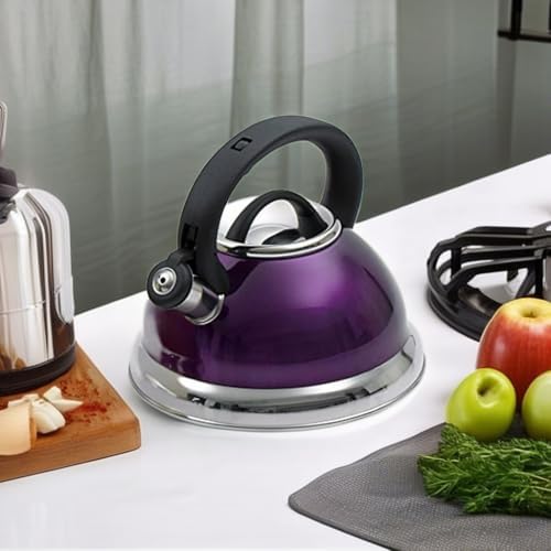 Kitchenworks 2.5 Qt. Whistling Tea Kettle In Purple - Image 2