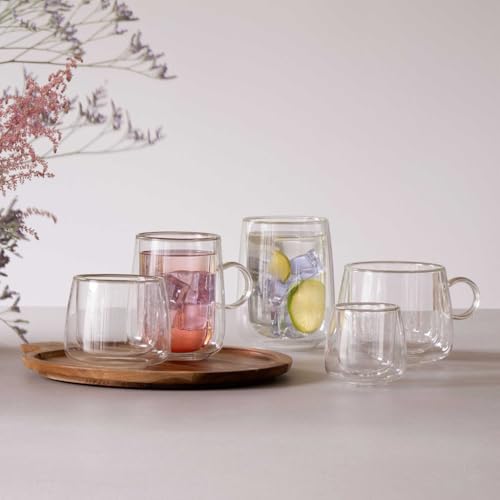 Villeroy & Boch – Artesano Hot & Cold Beverages Coffee Mug, Set of 2 Glasses, Double-Walled Glasses for Hot and Cold Beverages, 9 oz, Borosilicate Glass, Dishwasher-Safe, Microwave-Safe - Image 6