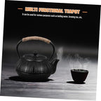 Cast Iron Teapot for Brewing Water 600ml with Tea Filter - Image 4