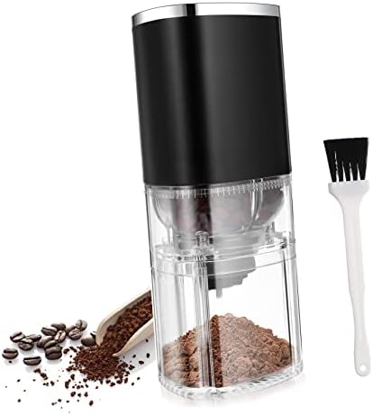 Rechargeable Conical Burr Coffee Grinder for Home with Adjustable by OUNONA