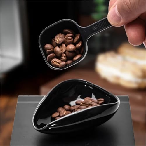 Ceramic Coffee Bean Dosing Cup and Spoon Set Measuring Tray Kit(C) - Image 5