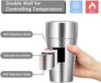 Stainless Cups, 19 oz Double Wall Insulated Tumbler, 4 Pack Unbreakable Stackable Water Tumblers Insulated Metal Cup Premium Drinking Glasses for Travel Camping Home Outdoor Office - Image 3