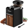 Electric Burr Coffee Grinder,Adjustable coffee grinder with 28 Precise Grind Setting for French Press, Drip Coffee and Espresso,12 Cups, Black by KIRAINAFLY