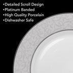 Mikasa Parchment 40-Piece Dinnerware Set, Service for 8, Durable Porcelain Plates, Bowls, and Mugs with Contemporary Design, Dishwasher Safe - Image 5