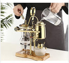 JITEM Cafetera Belgium Luxury Royal Family Balance Syphon Coffee Maker Siphon Brewer Elegant Design Retro Style 4-5 Cups Glass Siphon Pot for Coffee or Tea - Image 7