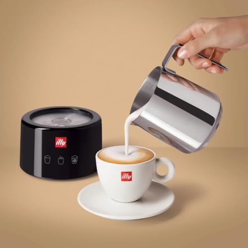 Illy Milk Frother by Lissoni (Stainless Steel), Dishwasher Safe, All Milk Types, Hot Chocolate - Image 3
