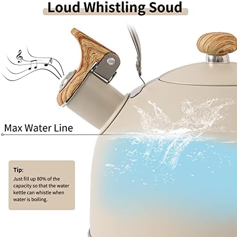 LONFFERY Tea Kettle for Stove Top - Image 2