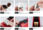 Compatible With Nespresso，Compatible With Mini，C30 D30 Coffee Maker,Coffee Capsule Reusable Espresso Steel Coffee Pod Filters(3capsule-1td) - Image 4