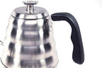 Pour Over Coffee Kettle with Thermometer 1.2L - Gooseneck Hand Grip - Premium Stainless Steel - Bonus Coffee Scoop - Image 3