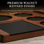 Kardox Walnut Espresso Tamping Station, Tamping Mat & Espresso Tool Organizer - Image 7