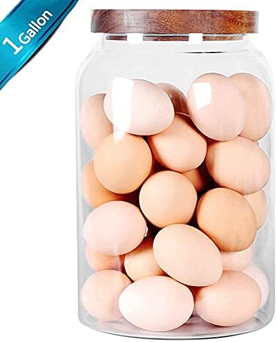 SAIOOL glass jars with wood lid，Simple and modern, make your kitchen more tidy and beautiful. - Image 2