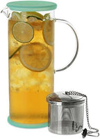 FORLIFE LUCENT Glass Iced Tea Jug with Capsule Infuser, 48-Ounce, Mint by Unknown