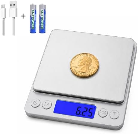 1kg/0.01g High Accuracy Digital Gram Scale Coin Scale to Weigh Coins by GPY