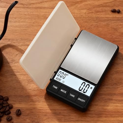 Compact Lcd Coffee Scale - 2.2 Lbs / 0.1 G Precision, Mini Weight And Timer, Perfect For Brewing - Image 2