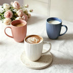 16oz Ceramic Coffee Mugs Set of 4, Coffee Cups with Handles - Image 6