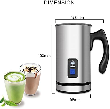 AIZYR Electric Detachable Milk Frother and Steamer Stainless Steel Milk Warmer with Hot & Cold Foam for Coffee, Hot Chocolates, Cappuccino,220v - Image 7