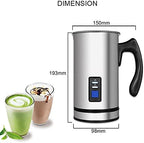 AIZYR Electric Detachable Milk Frother and Steamer Stainless Steel Milk Warmer with Hot & Cold Foam for Coffee, Hot Chocolates, Cappuccino,220v - Image 7