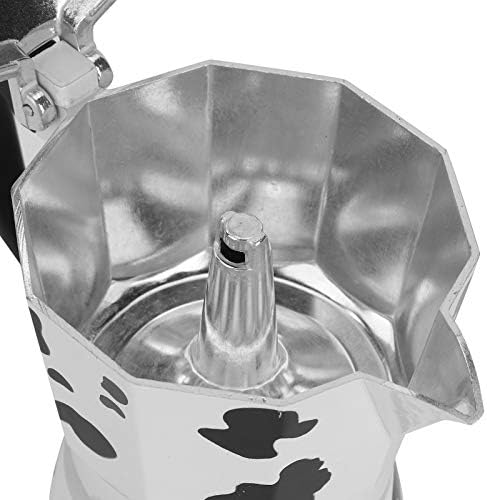 Aluminium Coffee Pot - Coffee Maker - Milk Cow Color Pot - for Home,Office Coffee(3 cups milk cow color 150ML) - Image 3