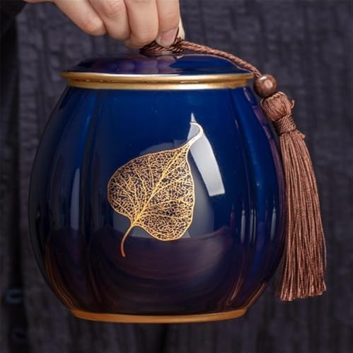 Ceramic Tea Canister with Sealed Lid for Loose Leaf Storage - Image 4